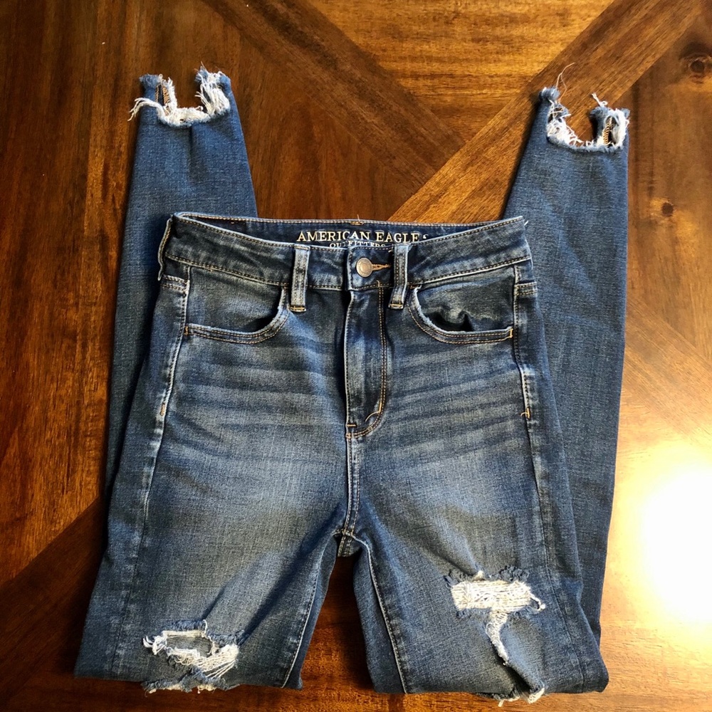 ‼️SOLD‼️AE Super Stretch High Waist Jegging 🦅